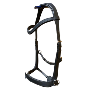 สายบังเหียนม้าหนังคุณภาพระดับพรีเมียมพร้อมแผ่นรองหนังนุ่มและบังเหียนม้าอุปกรณ์ม้าบังเหียนอังกฤษ - Product Image 2