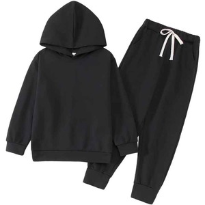 Logo personnalisé 100% coton hommes survêtements ensembles de jogging de qualité supérieure avec marque privée motif solide grande taille pour l'hiver 2025 - Product Image 1