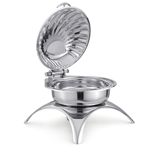 King Luxury <b>Food</b> <b>Warmer</b> Chafing Dish Copper Best for Wedding Ware Copper Chaffing Dish Stainless Steel <b>Electric</b> <b>Food</b> <b>Warmer</b> - Product Image 2