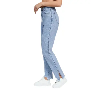 Топ Qua;ity повседневные широкие женские джинсы брюки с высокой талией свободные прямые джинсовые брюки для женщин широкие джинсы от Bangladesh