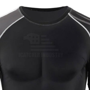 Gimnasio Fitness Ropa Nueva llegada Hombres Rash Guard Precio barato Diseño personalizado Rash Guard para hombres - Product Image 3