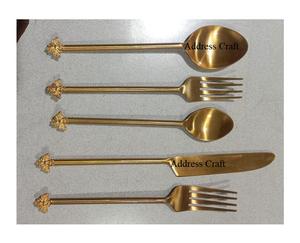 Juego de cubiertos de acero inoxidable 18/8 de estilo americano con mango de Metal, juego de cubiertos para el hogar, Hotel, restaurante, vajilla, cubiertos, utensilios - Product Image 6