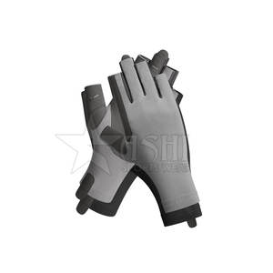 Gants de bonneterie demi-doigts de haute qualité personnalisés OEM caractéristiques de sécurité sportive en cuir véritable gymnastique sport équitation travail décontracté - Product Image 2