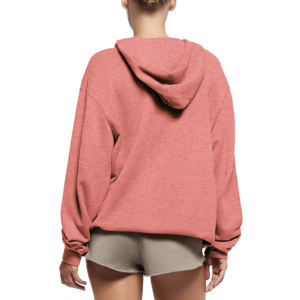 Ropa de mujer Drop-Shoulder Heavyweight Sudaderas con capucha de gran tamaño para mujer Streetwear Cremallera Estilo Hip Hop Sudaderas con capucha transpirables para mujer - Product Image 3