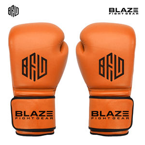 Guantes de Boxeo BLAZE FIGHT GEAR para Hombre y Mujer, MMA, Kickboxing, Muay Thai, Entrenamiento, Cuero Vacuno Premium para Cierre - Product Image 2