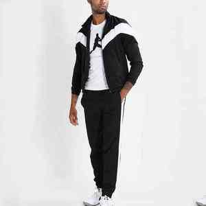 ชุดวอร์มผู้ชายแบบสั่งทำ OEM ชุดสองชิ้น เสื้อฮู้ดดี้และกางเกงจ็อกเกอร์ ชุดกีฬา วิ่งออกกำลังกาย ชุดยิม ขายส่ง - Product Image 2