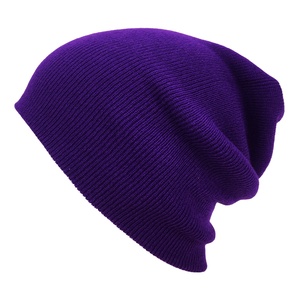 Gorro de punto de invierno con forro de seda de nuevo diseño, gorros de punto con forro de satén, gorro con forro de satén, gorros de lana acrílica 100% 2026 - Product Image 5