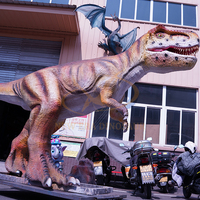 Modèle électrique de taille réelle de dinosaure animatronique simulé d'intérieur pour parc d'aventure de centre commercial et aéroport en métal