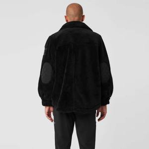 Veste polaire Sherpa pour hommes-Veste chaude et confortable à fermeture éclair intégrale avec doublure en polaire douce, parfaite pour l'hiver, les aventures en plein air - Product Image 2