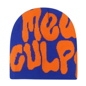 Gorro de punto suave, gorro cálido de invierno personalizado, ajuste ajustable para hombres y mujeres, moda para exteriores, ropa de calle cómoda - Product Image 1