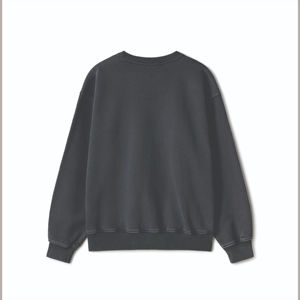 Sudadera de manga larga para hombre de alta calidad OEM logotipo personalizado impreso jersey de cuello redondo de gran tamaño tejido de lana bordado - Product Image 2