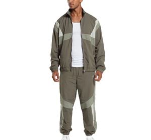 2024 Conjunto de chándal de poliéster ligero de verano con logotipo personalizado para hombre Personalización completa que incluye cortavientos estampado de diseñador - Product Image 1