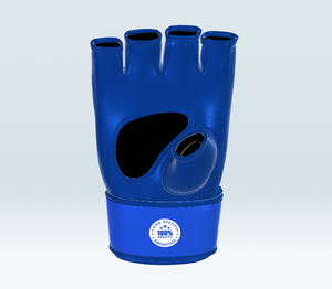 ถุงมือมวย MMA สำหรับผู้ชายถุงมือฝึกมวยขนาดครึ่งนิ้วพลัสไซส์ผลิตจากหนัง PU - Product Image 2