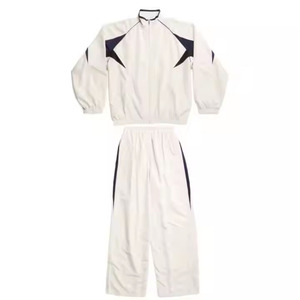 Veste et pantalon en nylon design personnalisé unisexe ensemble de survêtement coupe-vent de mode de style de rue avec option de taille plus prix raisonnable - Product Image 4