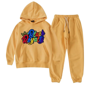 Offre Spéciale 2025 Chenille broderie hiver à capuche respirant léger conception personnalisée haute qualité hommes survêtement survêtement - Product Image 2