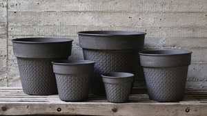 Maceta Moderna de Cerámica Negra para Interiores, Duradera, de Porcelana, Estilo Antiguo, Pulida, Personalizable, para Decoración del Hogar KHF - Product Image 2