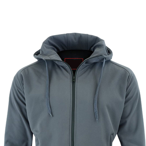 Meilleur prix de gros Sweat à capuche à fermeture éclair d'automne pour hommes avec logo personnalisé Vêtements décontractés respirants et écologiques Vente directe en usine - Product Image 4