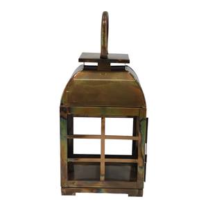 Antique Bronze Metal Decorative <b>Garden</b> <b>Lantern</b> <b>Large</b> Iridescent Finish Iron Candle Holder for Indoor Outdoor Home Wedding Decor - Product Image 4