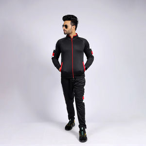 2025 derniers hommes Full Zip survêtement à manches longues en cours d'exécution avec impression solide technique bonne qualité respirant Traclksuit pour unisexe - Product Image 5