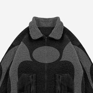 Vêtement personnalisé Finch point sublimation DTG surdimensionné Boxy Fit brodé épais toile fausse fourrure chaud à la mode Camo vestes - Product Image 5