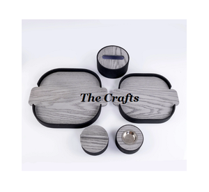 ถาดอาหารเช้าสแตนเลสดีไซน์ทันสมัยสำหรับใช้ในบ้านและโรงแรม ชุดถาดเสิร์ฟสองขนาด - Product Image 4