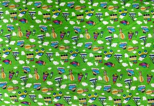 ผ้าพิมพ์สกรีนผ้าฝ้ายแท้ทำมือผ้าฝ้ายเป็นมิตรต่อสิ่งแวดล้อม100% จากลานผ้าฝ้ายทำมือสวยงาม - Product Image 3