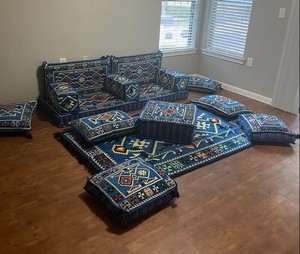 พื้นที่นั่งอาหรับพื้นโซฟาอาหรับพื้นที่นั่งอาหรับ | 12ชิ้น, 28เต้นรำด้วยฟองน้ำ - Product Image 4