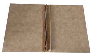 Fabriqué à la main de luxe hôtel Menu dossier verre Logo liège conception A4 taille PU cuir couleur personnalisée Logo Restaurants facture couvre - Product Image 4