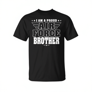 Camiseta Air Force Pride para Personal en Servicio Activo, Diseño Patriótico para Hermanos y Compañeros Militares, Camiseta Promocional - Product Image 2