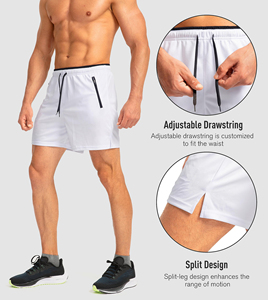 Pantalones cortos personalizados al por mayor para hombre, transpirables, de secado rápido, ligeros, de secado rápido con bolsillo - Product Image 5