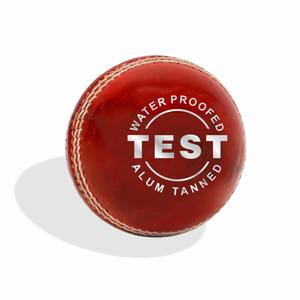 Paquete de 6 bolas de grillo de cuero rojo de prueba Peso 156gm-160gm Mejor calidad Estándar internacional Alum Tannd Cuero - Product Image 2
