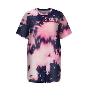 Camisetas formales de punto de gran tamaño de verano para hombres y mujeres con lavado ácido y servicios de fabricación personalizados completos - Product Image 1