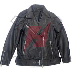 Veste en cuir surdimensionnée pour femmes la plus vendue en cuir de vache Veste en cuir coupe-vent pour l'hiver Vestes en cuir surdimensionnées pour femmes - Product Image 2