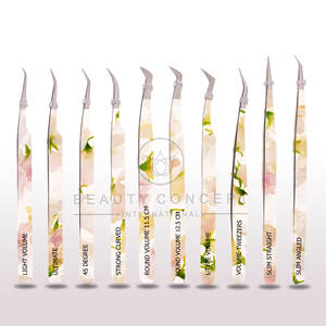 Pince à épiler d'extension de cils de couleur précise, confortable et facile à utiliser, parfaite pour créer de belles extensions de cils durables - Product Image 3