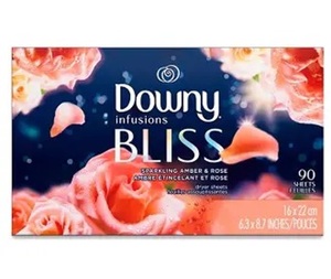 Feuilles assouplissantes pour sèche-linge Downy Infusions Bliss Scent, 120 unités - Product Image 3