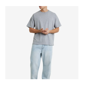 เสื้อยืดผู้ชายผ้าคอตตอนหนานุ่มทรงโอเวอร์ไซส์ คุณภาพสูง รับสกรีนโลโก้ เสื้อแฟชั่นผู้ชาย - Product Image 2