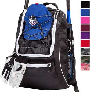 <b>Waterproof</b> Casual Baseball/Softball Backpack Portable Equipment and Gear <b>Bag</b> for Youth and Adults with Zipper Closure - Product Image 2