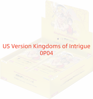 Boîte de boosters de cartes à collectionner Kingdoms of Intrigue OP04, cartes de jeu d'anime à collectionner, idéales pour l'affichage de cartes de loisirs