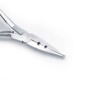 High Performance Stainless Steel Hair <b>Extension</b> Plier for Nano <b>Bead</b> Application Reusable Ergonomic Design Daily Salon Use - Product Image 4
