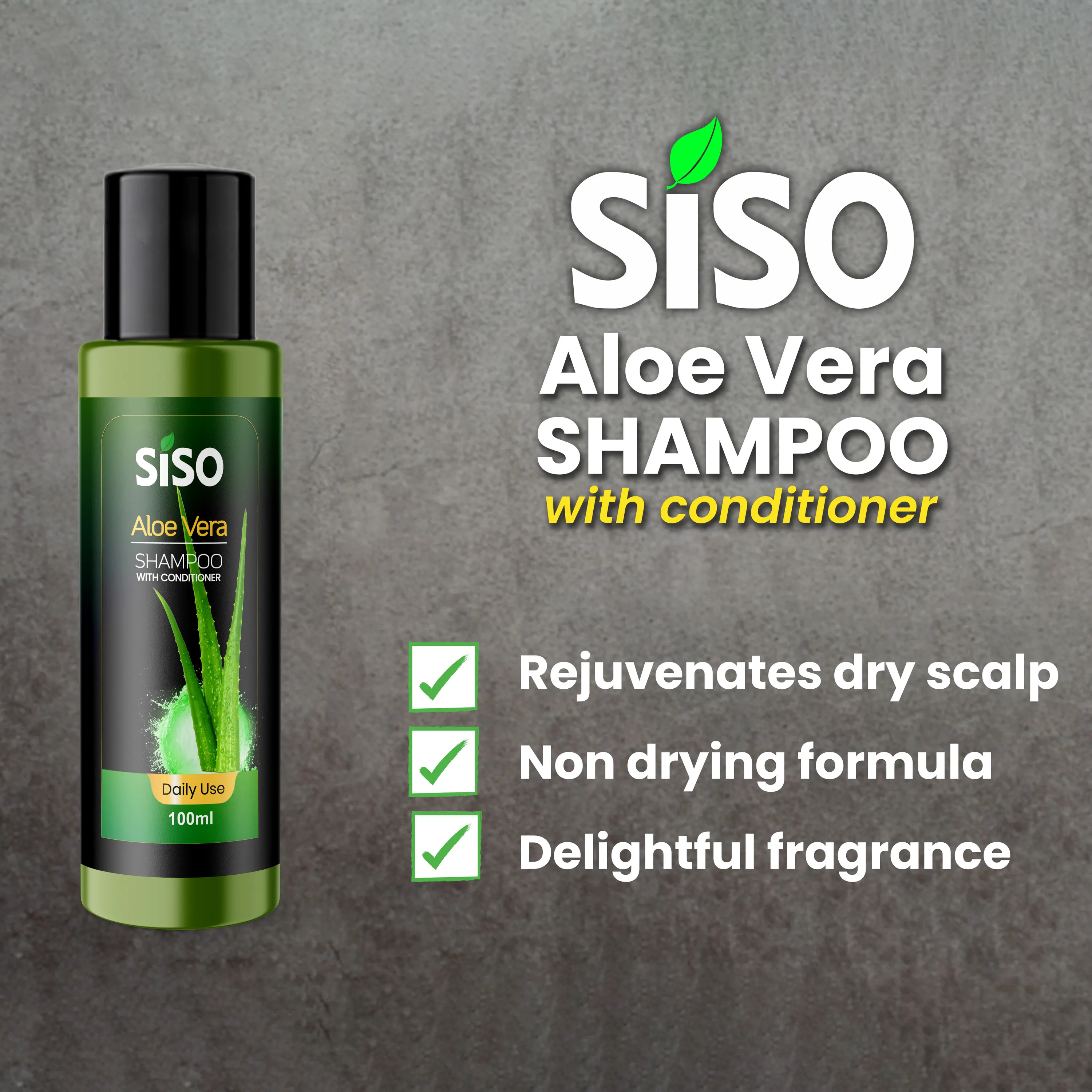 eigenmarke parabenfreie bio-vegane haarpflege Aloe vera-shampoo mit conditioner für das haarwachstum