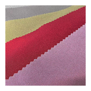 Tissu spandex polyester extensible de couleur unie personnalisée pour vêtements 200gsm coton sergé tricoté biologique teint en sergé - Product Image 6