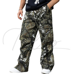 Pantalones de Lona Holgados y Ligeros de Buena Calidad para Hombre, Estilo Camuflaje, Transpirables e Impermeables, en Oferta - Product Image 3