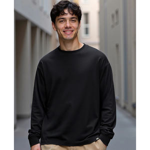 Camiseta Informal de Algodón para Hombre, Tejido Transpirable y Agradable al Tacto para Comodidad Durante Largas Horas, Precio al por Mayor - Product Image 1