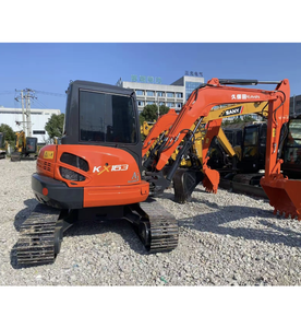 Mini-excavatrice sur chenilles hydraulique Kubota KX163 d'occasion, 6 tonnes, machine d'occasion, excavatrices d'occasion, CE, vente chaude - Product Image 5