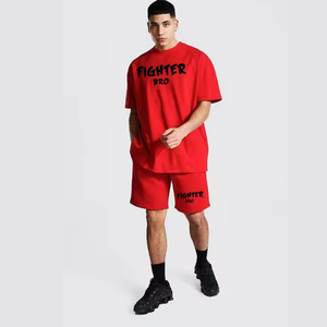 Custom Print <b>Short</b> Suit <b>Sleeve</b> <b>Button</b> <b>up</b> T-shirt and <b>Short</b> Set for Men Custom logo New Trending 2 Piece Summer <b>Short</b> Set - Product Image 1