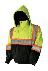 Chaqueta de Seguridad Resistente para Trabajo, Reflectante, Impermeable, Equipo para Exteriores, Chaqueta de Seguridad Profesional con Cintas Reflectantes y Bolsillos - Product Image 5