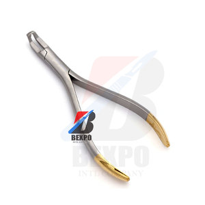 Alicates de extracción de soporte Str. Alicates dentales de ortodoncia TC, instrumentos quirúrgicos manuales de medio oro - Product Image 1