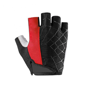 Gants de cyclisme synthétiques sans doigts vente en gros Fitness respirant ventilé résistant à la paume demi doigt vélo gant de cyclisme - Product Image 3