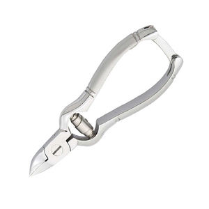 Beauty Manicure Pedicure Nail Cutter Spring Action Stainless Steel <b>Plain</b> Handle Heavy Duty Ingrown Toe Nail Cutter - Product Image 4