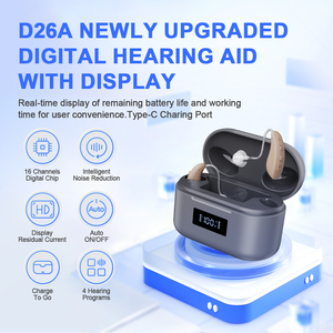 Máy trợ thính kỹ thuật số không dây sạc lại được JING HAO <span class=keywords><strong>OTC</strong></span> BTE tốt nhất dành cho người cao tuổi - Product Image 2